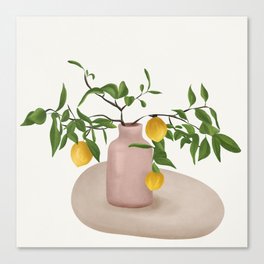 Lemon Branches Canvas Print