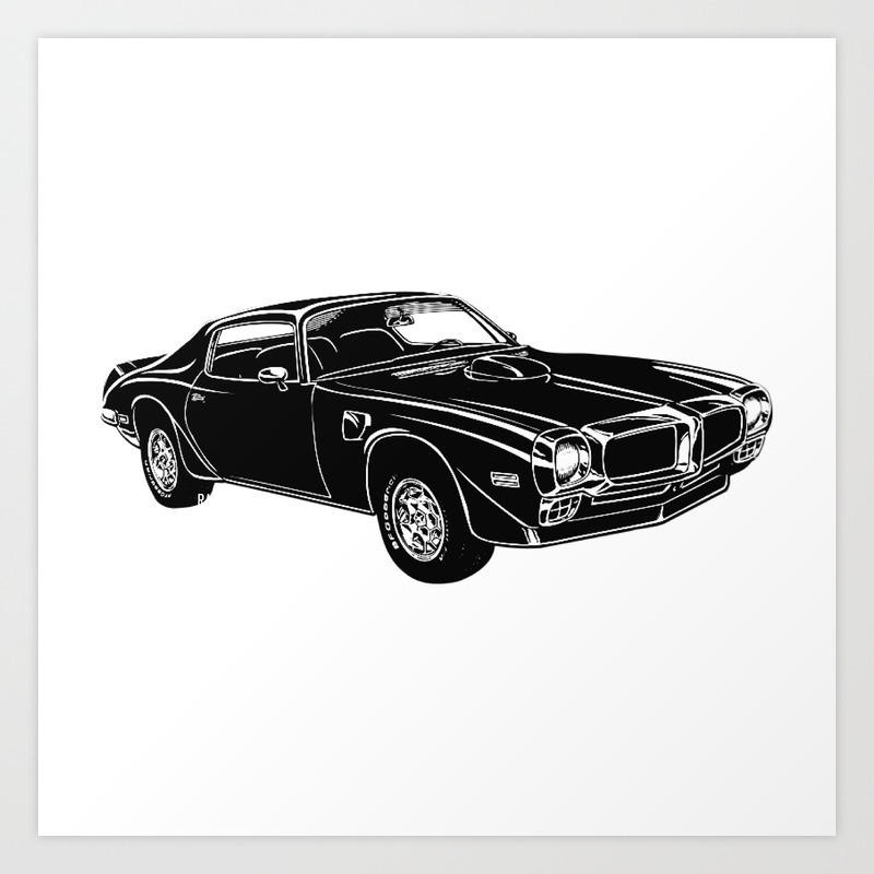 Trans Am Muscle Car Art Print By Octane Society6