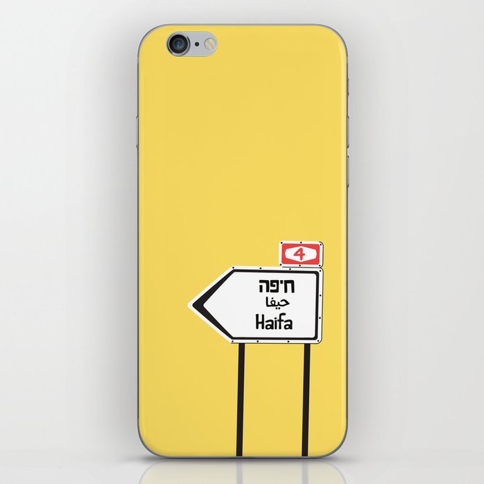 Haifa, This Way iPhone Skin