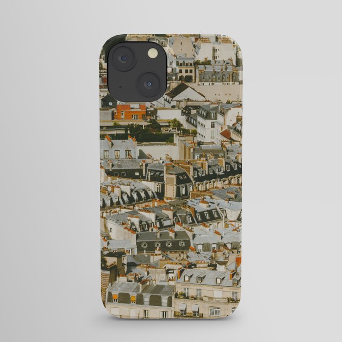 A Mosaic of Apartments in Paris, France. iPhone Case