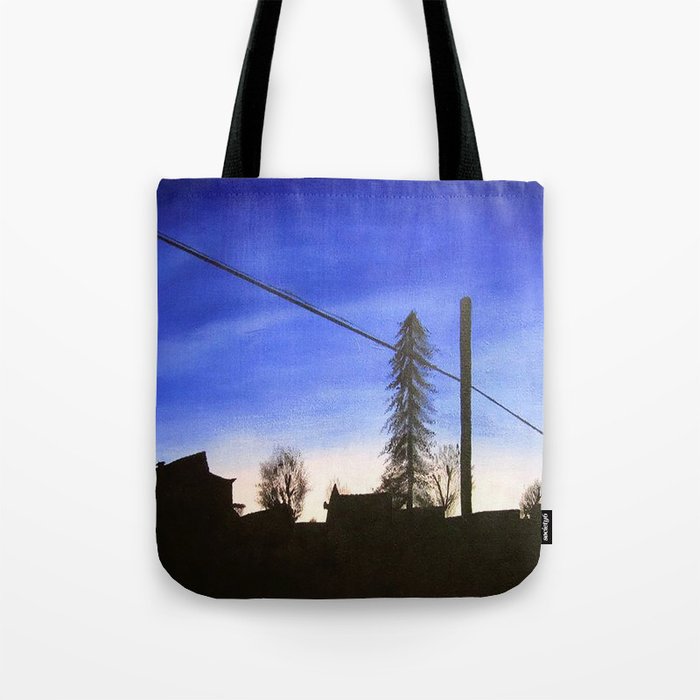 Silhouette Painting Tote Bag