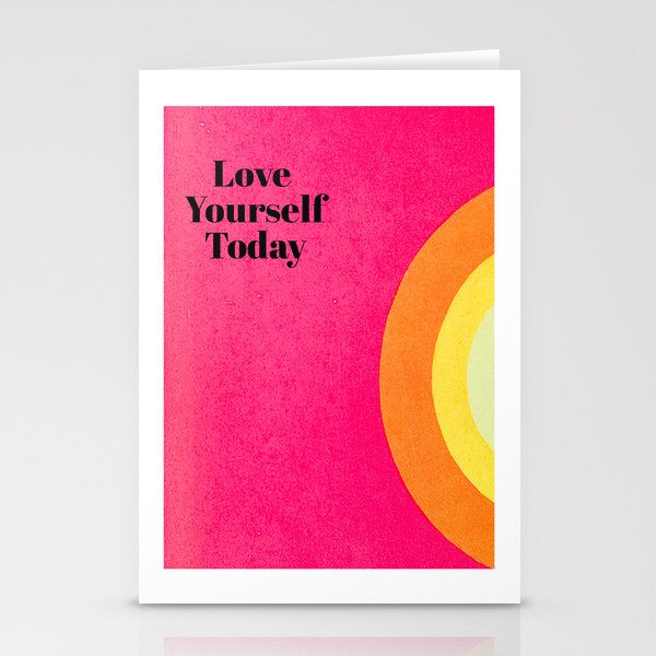 Love Yourself Today Stationery Cards