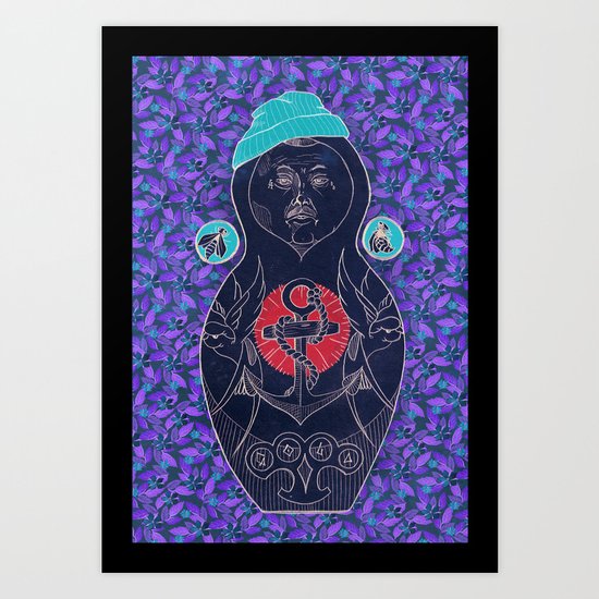 Babushka Art Print