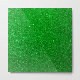 Emerald Green Shiny Metallic Glitter Metal Print | Glittering, Christmasglitter, Glitter, Emeralds, Emerald, Sparkling, Green, Party, Graphicdesign, Christmasgreen 