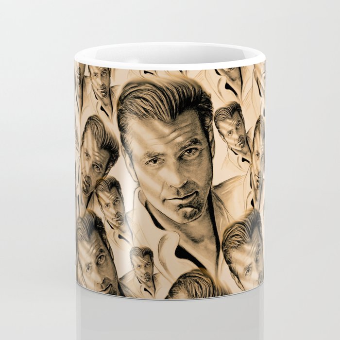 George Clooney Coffee Mug by gittaglaeser | Society6