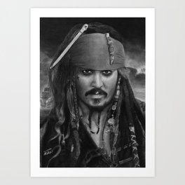 Jack Sparrow Art Print