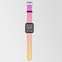 Pink yellow ombre Apple Watch Band