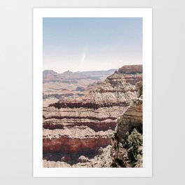 Red Rock Chasms Art Print