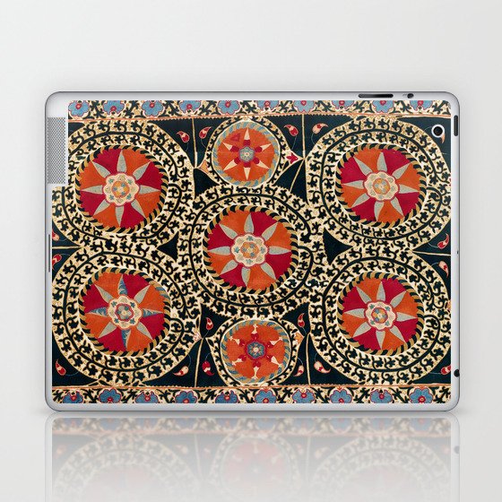 Katti Kurgan Suzani Uzbekistan Embroidery Print Laptop & iPad Skin