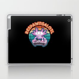 Respawnsalotl Axolotl Gamer Laptop Skin