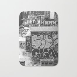 NYC Black and White | Street Photography Bath Mat