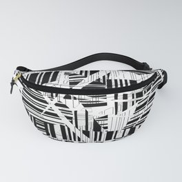 barcode cut Fanny Pack