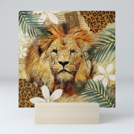 Jungle Lion Mini Art Print