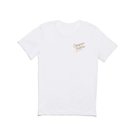 Champagne Problems (Gold on Black) T Shirt