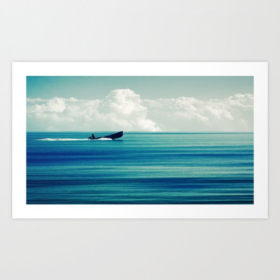 Blue Art Print