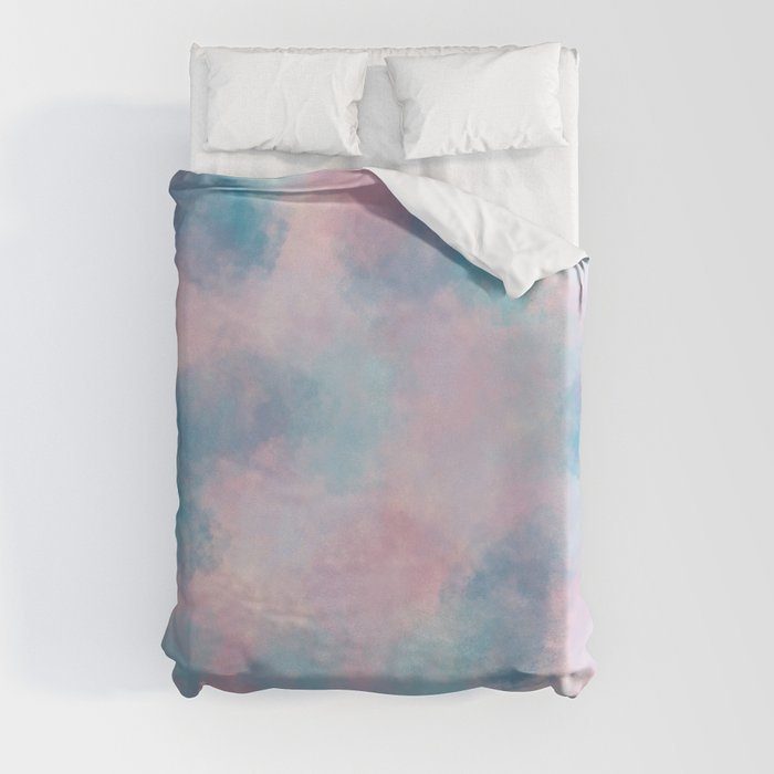 Puffy clouds Duvet Cover