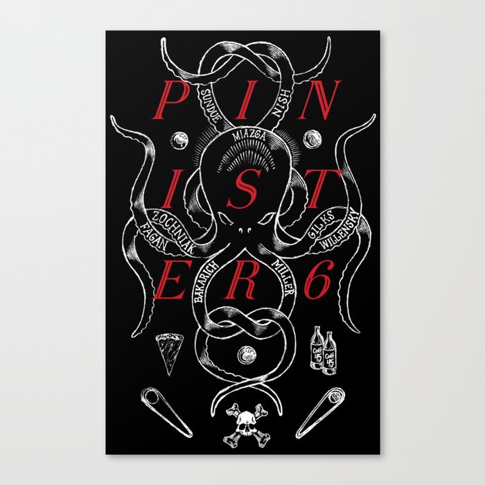Pinister 6 2015 Canvas Print