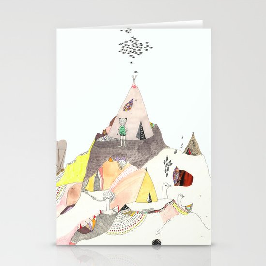 Kids Discover Magic Mountain Stationery Cards
