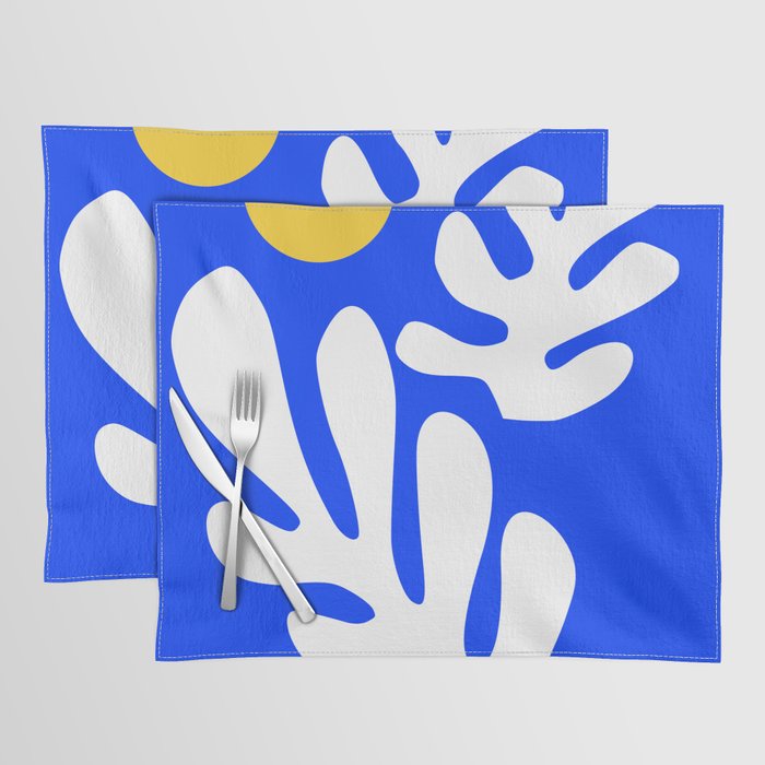 Henri Matisse - Leaves - Deep Blue Placemat