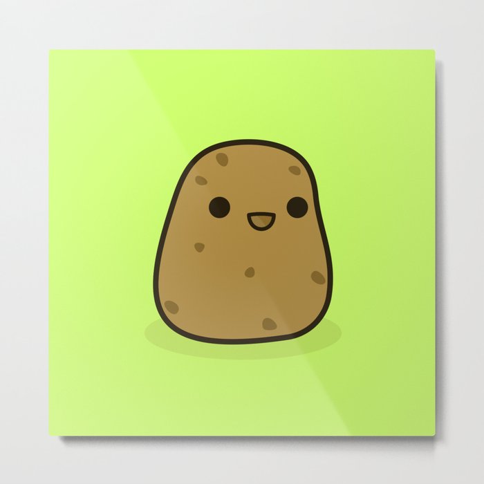 Cute potato Metal Print