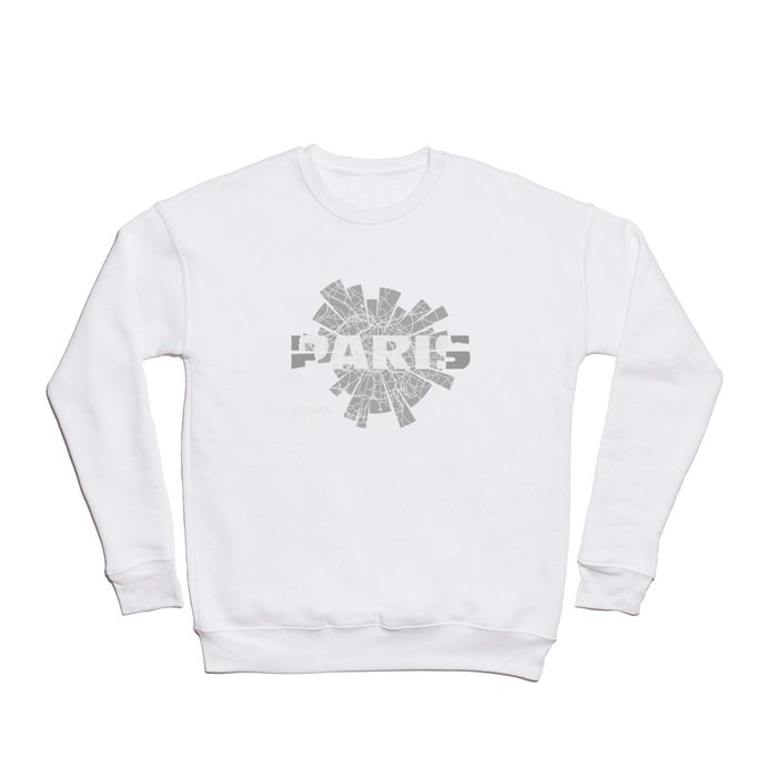 Paris Map Crewneck Sweatshirt