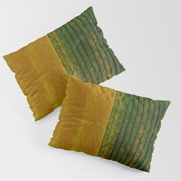 yellow green soft enzyme wash fabric look Pillow Sham