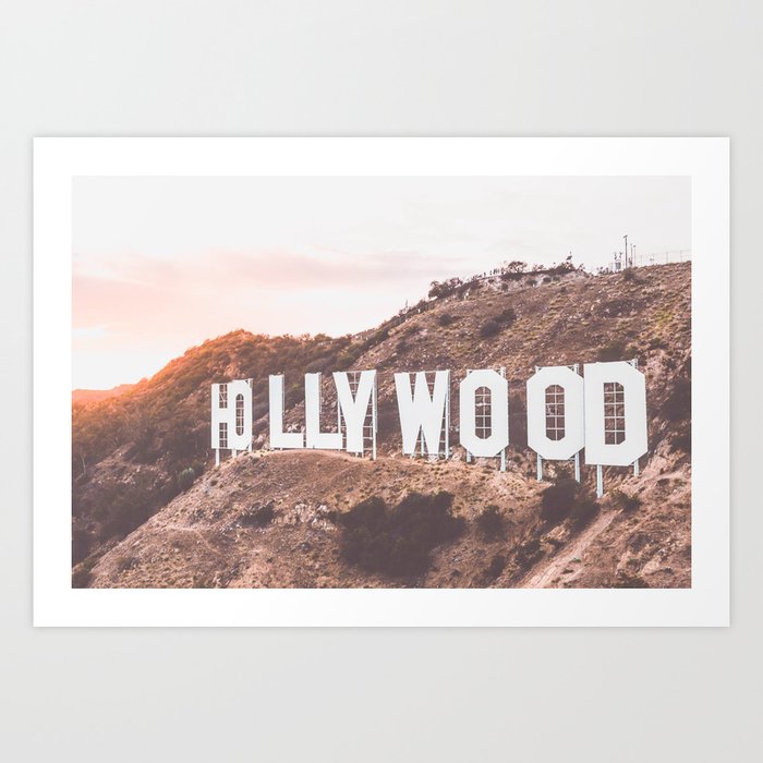 Hollywood Hills Art Print