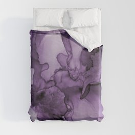 Color me purple- Abstract Painting Duvet Cover