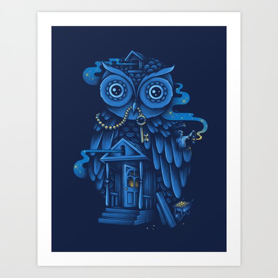 Guardian of the Night Art Print