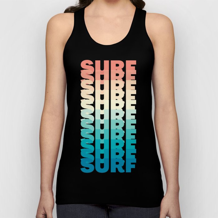 Surf Sunrise | Summer Surf Design Tank Top