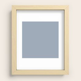 Gull Gray Recessed Framed Print