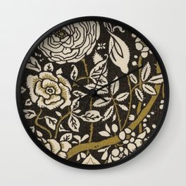 Nouveau Birds And Flowers Wall Clock