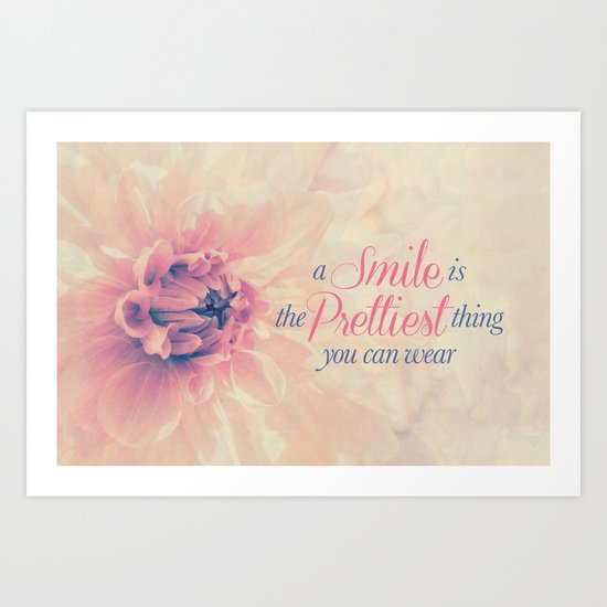 Spring Dahlia I - Her Smile Art Print
