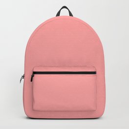 Plain Coral Pink Summer Color - Mix & Match with Simplicity of Life Backpack | Graphicdesign, Feminine, Curated, Monochrome, Pink, Hygge, Graphic, Watercolor, Livingcoral, Summer 