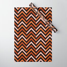Sunset Chevron Abstract Wrapping Paper