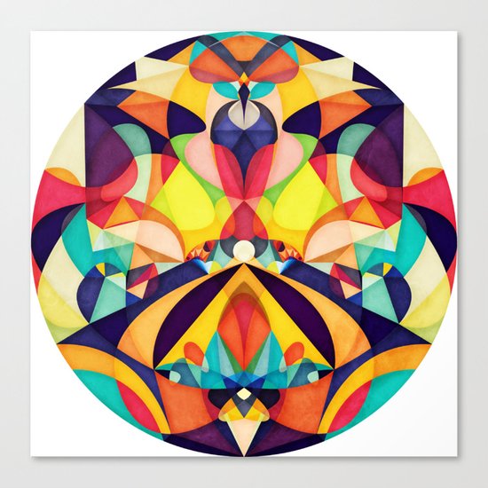 Poetry Geometry Canvas Print