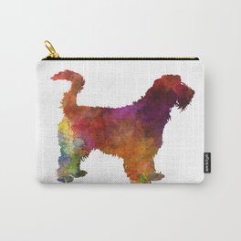 Grand Griffon Vendeen in watercolor Carry-All Pouch | Watercolor, Dog, Vendeen, Print, Digital, Pet, Ink, Illustration, Poster, Pop Art 