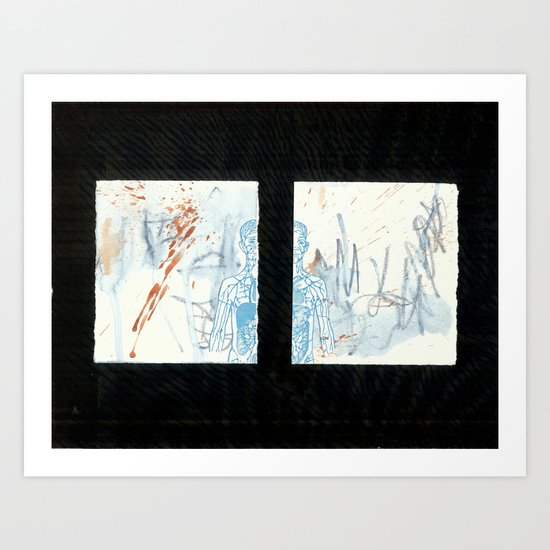 blue boy. 2009 Art Print