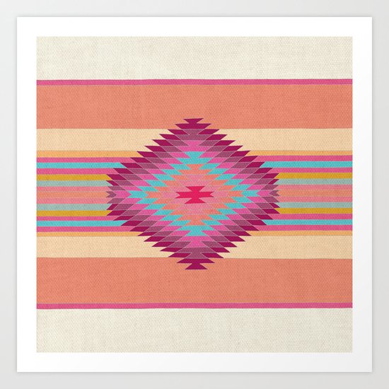 FIESTA (pink) Art Print