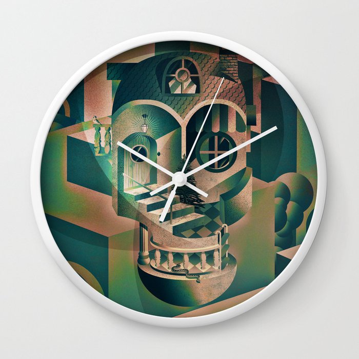 Utopia Skull 1 Wall Clock