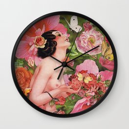 Rose Garden  Wall Clock