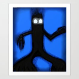 Glob, The Tree Monster Art Print | Monster, Horrorpaintings, Horrordrawings, Originalcharacter, Spookytree, Monstertree, Monsterdrawing, Nightmarish, Characterconcept, Scary 