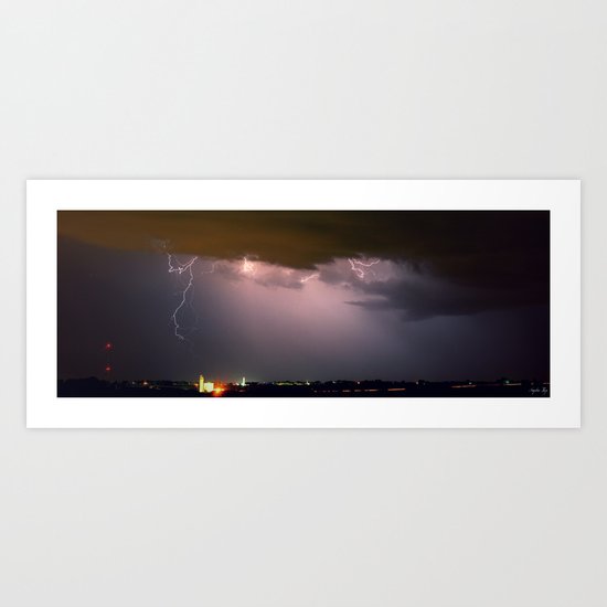 Flicker Art Print