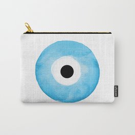 Watercolor Evil Eye Carry-All Pouch