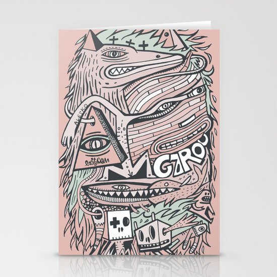 Hirsute Stationery Cards