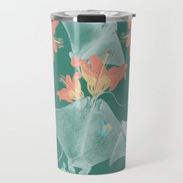 String Ray Lilies  Travel Mug