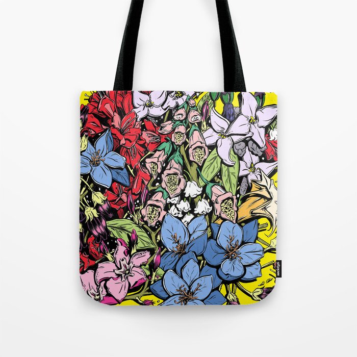 Flowers in Color Tote Bag