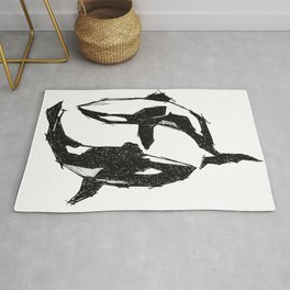 Orca Yin Yang Rug