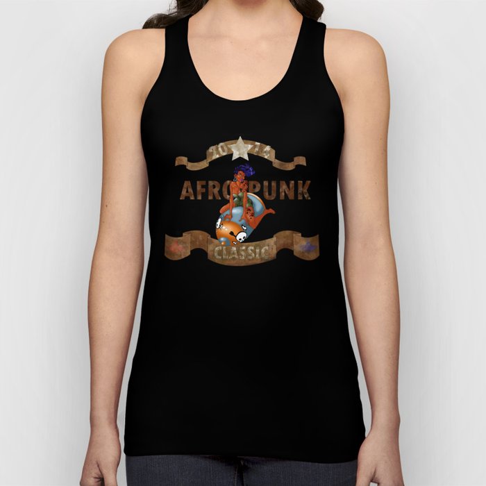Afro Punk : Bomber chick Tank Top