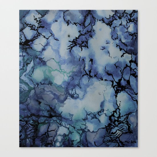 Blue Marble Canvas Print